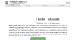 Desktop Screenshot of hudatutorials.com